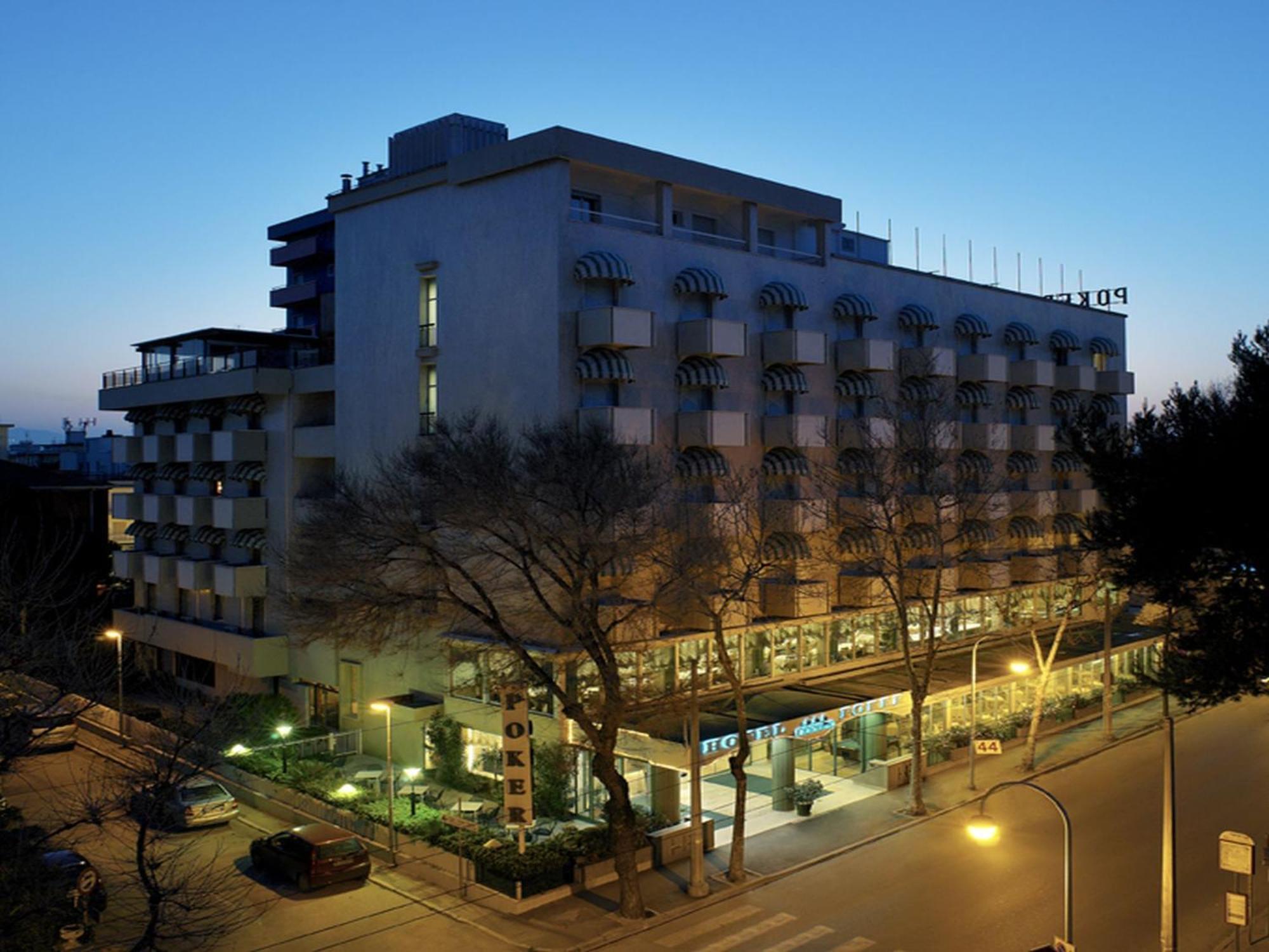 Hotel Poker Riccione Exterior foto